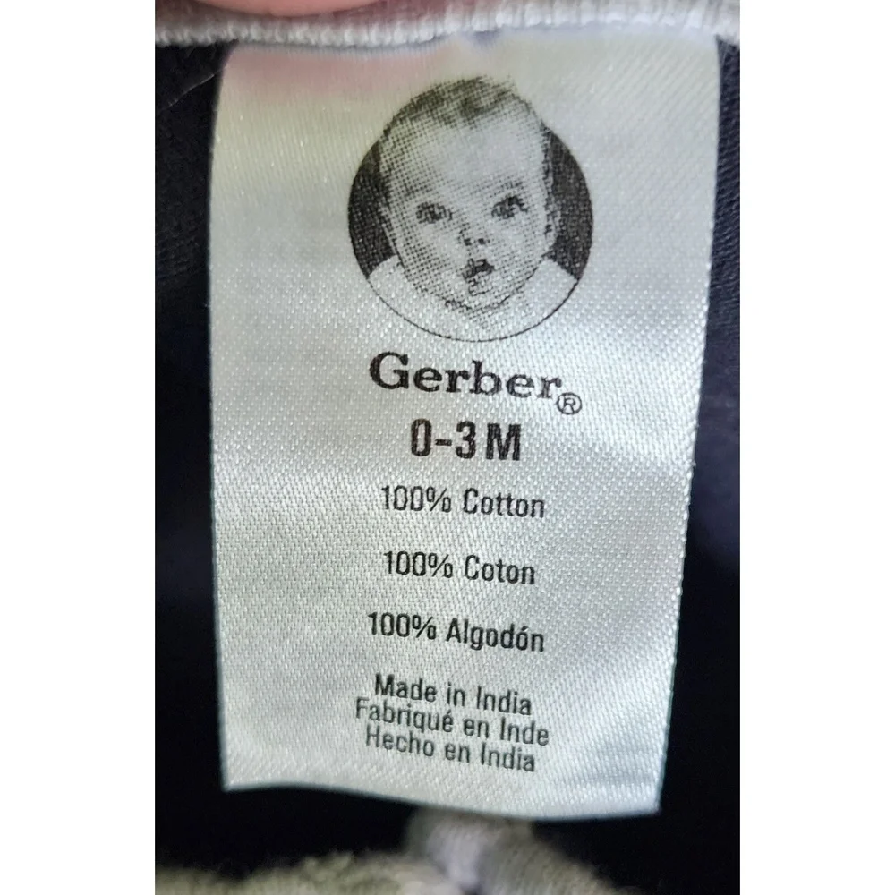 Carter's & Gerber Sleepers (5) Newborn NB‎ 0-3M Baby Pajamas Zip Up Cotton